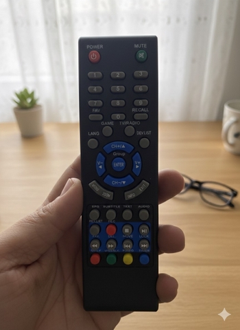 Remote thay thế đầu thu kỹ thuật số