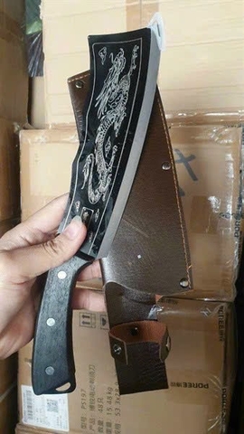 Dao thái thịt RỒNG ĐEN, dao làm bếp  [BH: NONE]