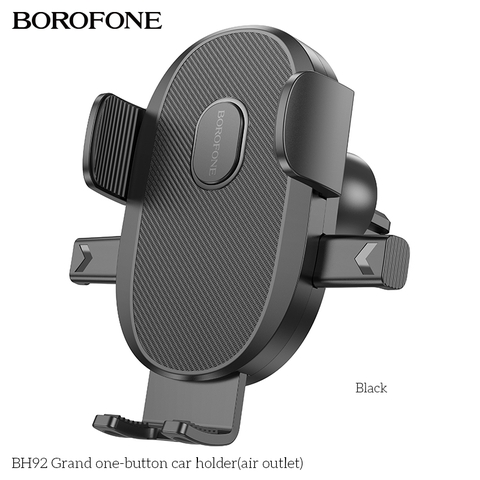 Giá đỡ điện thoại trên oto xe hơi BOROFONE BH92 mẫu kẹp khe gió siêu đẹp [NONE]