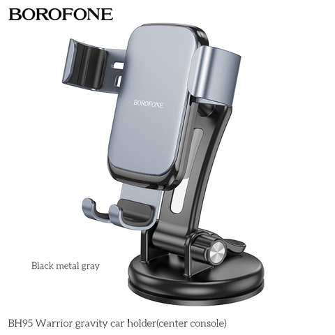 Giá đỡ điện thoại trên oto xe hơi BOROFONE BH95 hít taplo hoặc kính chắn gió siêu chắc chắn [NONE]