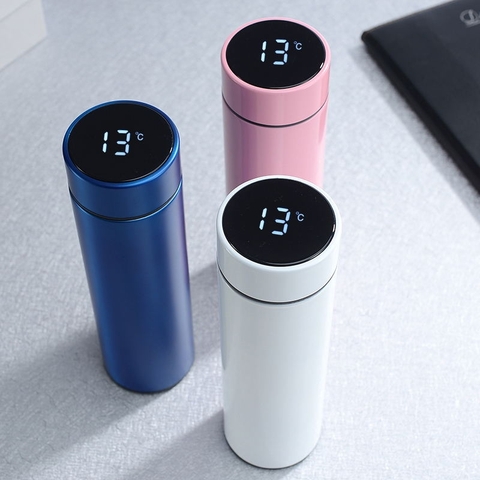 Bình đựng nước giữ nhiệt 800ml có màn hình LCD hiển thị nhiệt độ [BH: NONE]