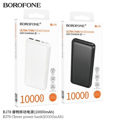 Pin sạc dự phòng BOROFONE BJ78 10.000 mAh chính hãng