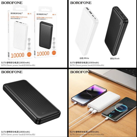 Pin sạc dự phòng BOROFONE BJ87 10.000 chính hãng [BH 1 Năm]
