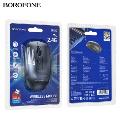 Chuột máy tính không dây Borofone BG13 chính hãng [BH 1 năm]