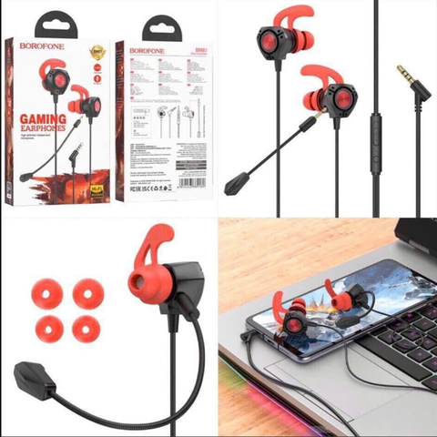 Tai nghe có dây 3.5 BOROFONE BM81 mẫu gaming có mic cho game thủ