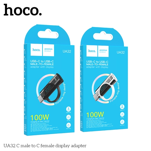 Bộ chuyển đổi màn hình Hoco UA32 C to C (Type c ra Type c; c-c) chính hãng