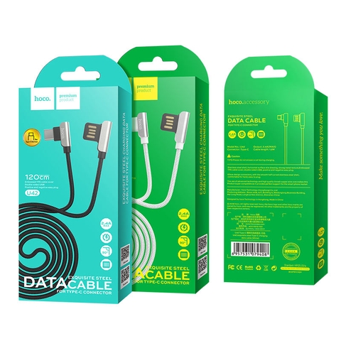 Cáp sạc dây dù Hoco U42 type-c 1m2 2.4A chính hãng [BH 1 năm]