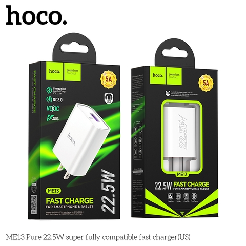 Cóc sạc nhanh Hoco ME13 22.5W chính hãng [BH 1 NĂM]