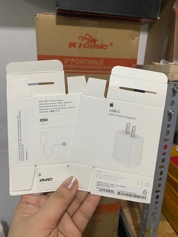 Hộp đựng cóc sạc 20w iphone 11 12 13 ZIN  [BH: NONE]