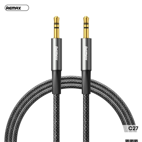 Cáp Remax C27 cáp 2 đầu ĐỰC 3.5mm ( 2 đầu 3.5) dài 1m2 chính hãng [Bh 1 Năm]