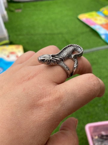 Nhẫn thạch sùng lớn {BH: None} / pktn sale