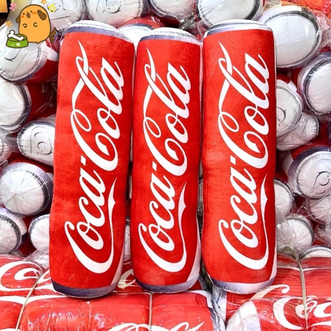 Gối ôm lon 5d hình lon nước ngọt Coca [BH: NONE]
