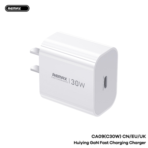 Cóc sạc nhanh 30W REMAX CA09-C30W CN cóc 1 cổng Type C chính hãng