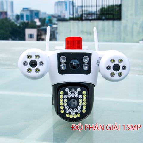 Camera IP wifi Yoosee 4 mắt 3 khung hình phiên bản Máy Bay cao cấp 15Mbx BAN ĐÊM CÓ MÀU [BH 6 THÁNG]