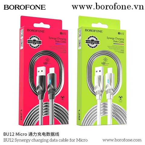 Sale Cáp sạc nhanh BOROFONE BU12 Micro 1.2m (usbA ra Miccro; a-m) chính hãng [BH 1 tháng]
