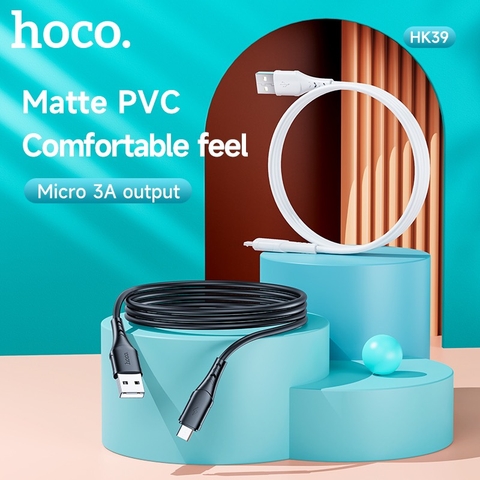 Cáp sạc nhanh 3a Hoco HK39 Micro (usb ra Micro) 1m chính hãng [BH: 1 NĂM]
