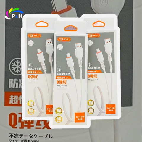 Cáp sạc 5A BYZ Bc-151i cho iphone (usb ra iphone lightning) 1m chính hãng [BH: 6 tháng]