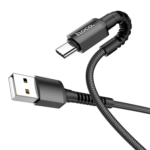 Cáp sạc nhanh dây dù HOCO X71 usb ra Type C 2.4A dài 1m chống đứt gãy chính hãng [BH 1 NĂM] / pktn sale