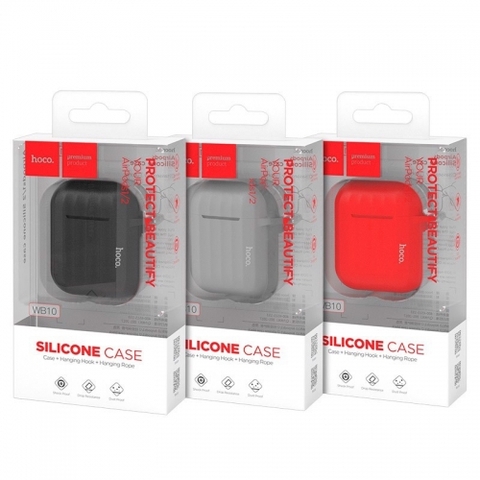 Hộp đựng tai airpod 1-2 silicone Hoco WB10