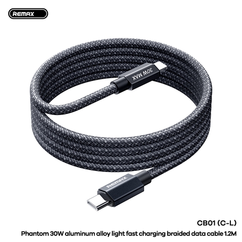 Cáp sạc nhanh 30W REMAX CB01-C-L cáp Type C ra Iphone (c-l) chính hãng