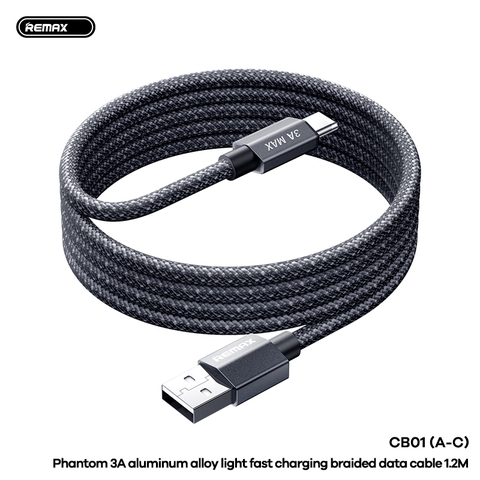 Cáp sạc nhanh 3A REMAX CB01-A-C cáp USB ra Type C (A-C) chính hãng