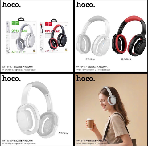 Headphone chụp tai HOCO W67 mẫu tai nghe chụp tai siêu dễ thương