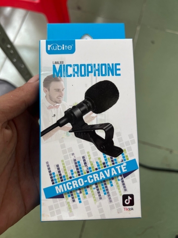 Micro thu âm có dây cài áo full box [BH Test]
