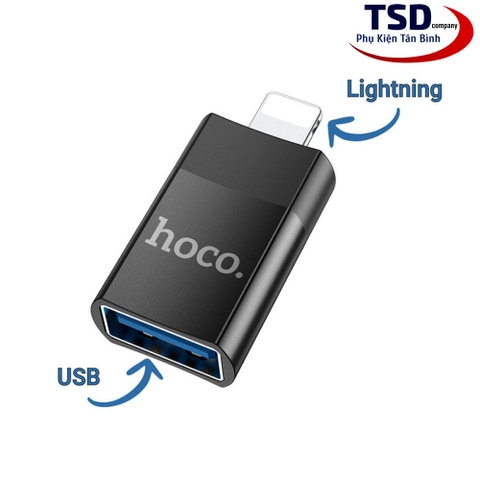 Jack chuyển HOCO UA17 iPhone Lightning ra USB 2.0 (ip - usb) chính hãng [BH 1 năm]