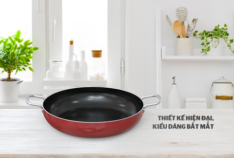 Chảo chống dính 2 quai SH-28R2 size 28cm [BH: NONE]