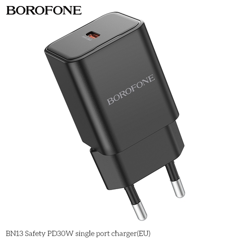 Cóc sạc nhanh 30w BOROFONE BN13 chính hãng 1 cổng Type C [BH 1 năm]