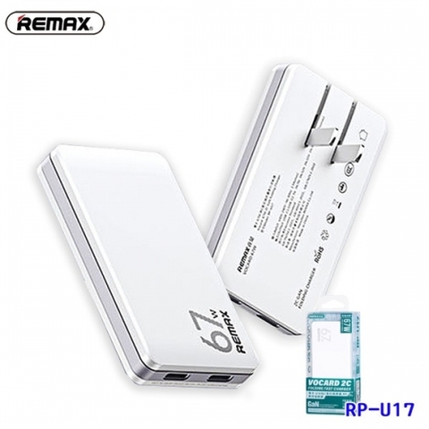 Cóc sạc nhanh 67W Remax RP-U17 2 cổng Type C GaN chính hãng [BH: 1 NĂM] 9l5d7