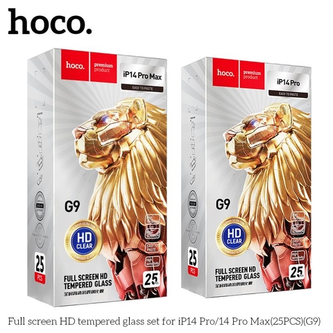 Kính cường lực Hoco G9 cho iPhone X / XS / 11 Pro - miếng dán full màn hình chính hãng