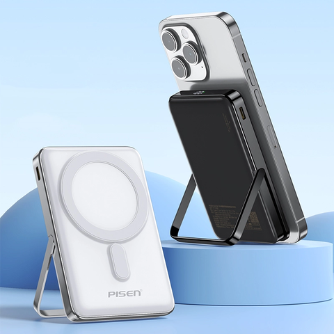 Pin sạc dự phòng PISEN D-080 10.000mAh pin magsafe sạc không dây siêu tiện lợi