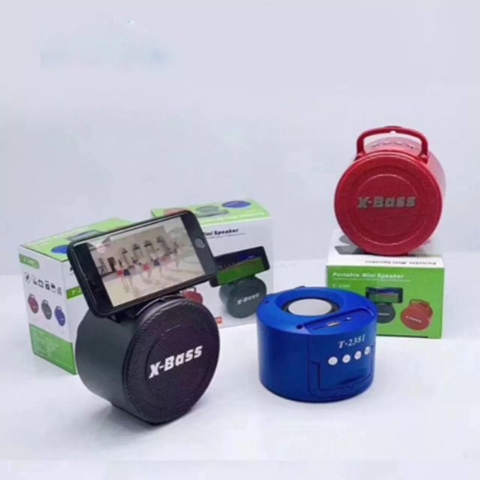 Loa bluetooth Mini X-Bass T1832 xách tay kiêm giá đỡ điện thoại [BH 3 tháng] xc63#8l2.1B2