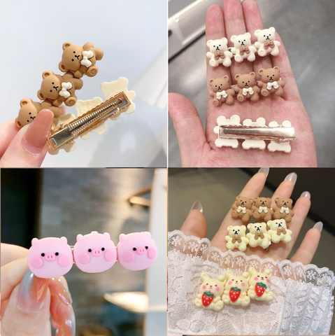 Kẹp tóc hình thú dễ thương cho bé / pktn sale
