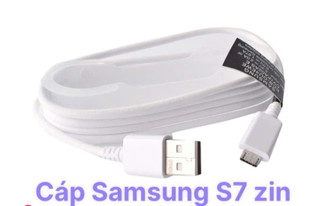 Cáp sạc Samsung S7 zin Usb ra Micro [BH: 3 tháng] 6l8c10