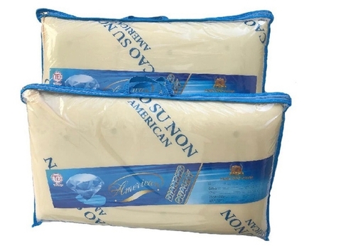Gối Nằm Cao Su Non America cao cấp 40x60cm