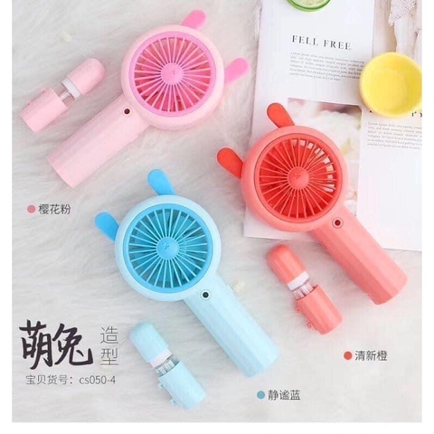 Quạt cầm tay phun sương CS050-2 [BH: 1 tuần] / pktn sale