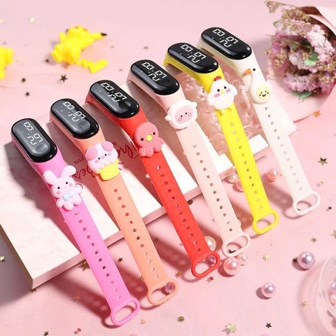 Đồng hồ led đeo tay hoạt hình cho bé [BH: NONE] 1l9a2