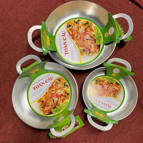 Combo 3 Chảo Nhôm chống dính Toàn Cầu 20cm - 24cm - 28cm [BH: None]