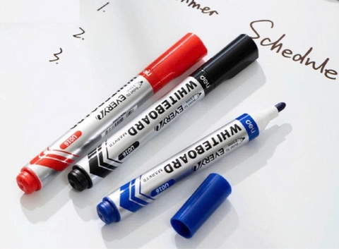 Hộp 12 cây bút lông bảng ngòi 2-2.5mm DL016 - màu ngẫu nhiên [BH: None] 1lQ