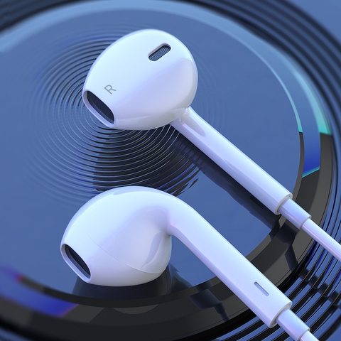 Tai nghe có dây 3.5 Hoco M101 kiểu dáng tai nghe iphone 6s chính hãng [BH 1 năm]