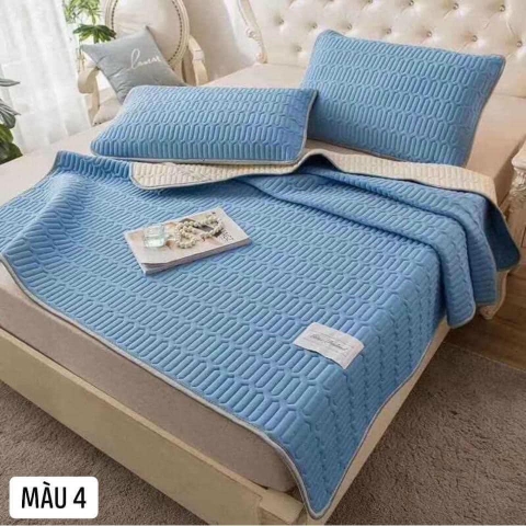 Chiếu điều hòa cao su non siêu êm, siêu mát size 1m6- Họa tiết màu sắc ngẫu nhiên theo lô [BH: NONE]