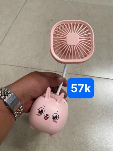 Quạt giá đỡ điện thoại 3316 pin sạc {MÀU NGẪU NHIÊN} [BH 3 tháng] / pktn sale