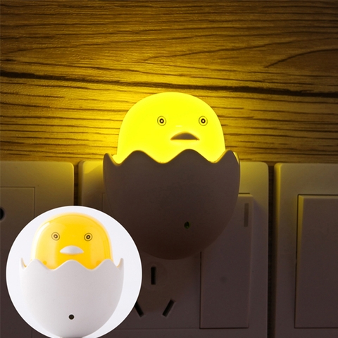 Đèn ngủ trứng gà cảm biến ánh sáng tự động sáng tối / pktn sale