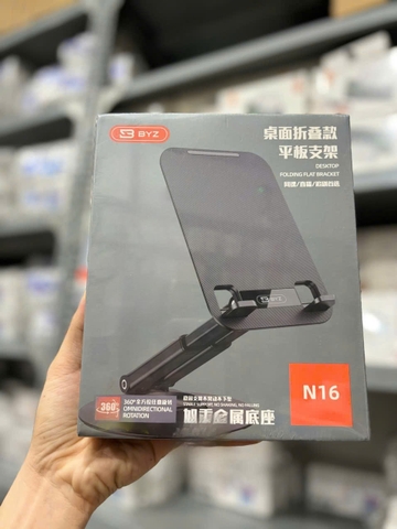 Giá đỡ điện thoại BYZ N16 xoay 360 độ gấp gọn siêu tiện lợi