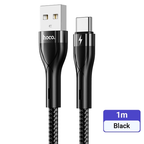 Cáp sạc nhanh 3A Hoco DM-X4 Type C (usb ra type c) dây dù chính hãng [BH 1 năm]