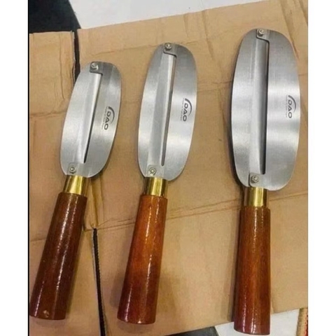 Dao bào ĐS04 size 20cm cán gỗ chất liệu thép không gỉ [BH: None] 1l1
