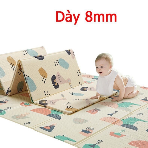 Thảm xốp 2 mặt Hàn Quốc XPE chống va đập cho bé (8mm) phủ silicon 2 mặt [BH: NONE]
