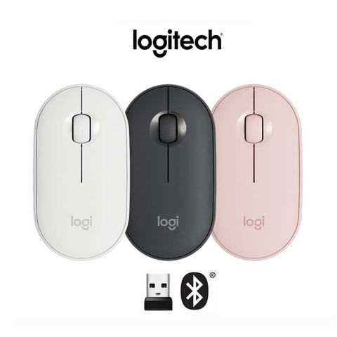 Chuột không dây bluetooth LOGITECH M350 Pebble Silent Slim (usb receiver / wireless) [BH 1 năm]